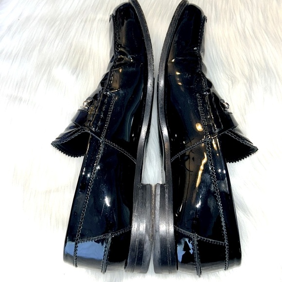 🎥GUCCI🎥Men’s Patent Leather Loafers🎥 Size 11.5 - Picture 9 of 12